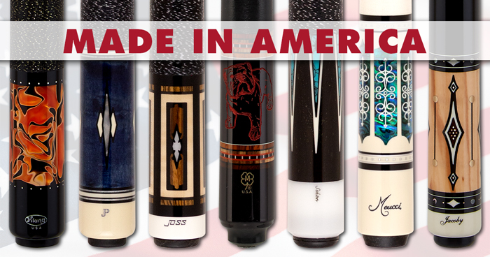 Made in the USA Pool Cues