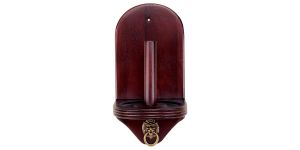Deluxe Cone Chalk Holder with Lion Ring Hook - Wine Stain