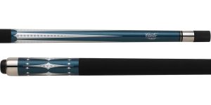 Cuetec CT264 Blue finish with Silver overlay designs Pool Cue 