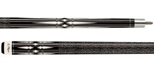 Players G21BD Black and White Pool Cue