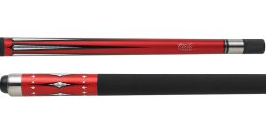 Cuetec CT266 Red finish with Silver overlay designs Pool Cue 