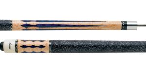 Lucasi Custom LZ2004NB Birdseye Maple with floating Blue Marble Inlay Points Pool Cue
