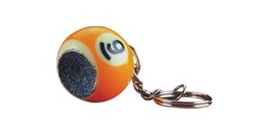 9 Ball Key Chain with Scuffer