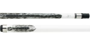 Scorpion SCO108 White with Black and grey Scorpion Pool Cue