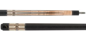 Olivier Custom Cue with Abalone Diamonds and Two Shafts