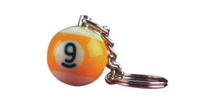 Nine Ball Key Chain