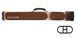 Outlaw OLX22 2 Butts 2 Shafts Hard Case - Brown