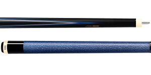Predator 4 Point Black with Blue Linen Wrap Sneaky Pete Pool Cue
