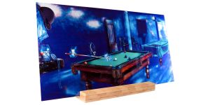 "Phantom of the Game" Shelf Art with Display - Rich Color