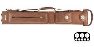 Tango Pampa Chestnut 3 Butt 5 Shaft Leather Cue Case