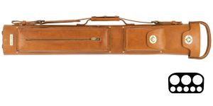 Tango Pampa Tan 3 Butt 5 Shaft Leather Cue Case