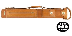 Tango Pampa Tan 3 Butt 7 Shaft Leather Cue Case