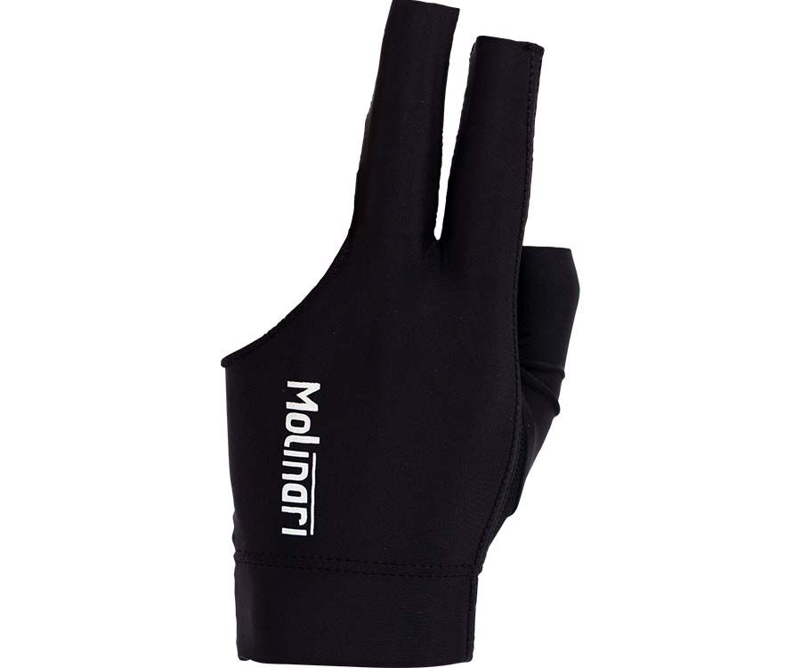 Black Billiard Glove Double-Stitched Pool Cue Glove Size Medium 