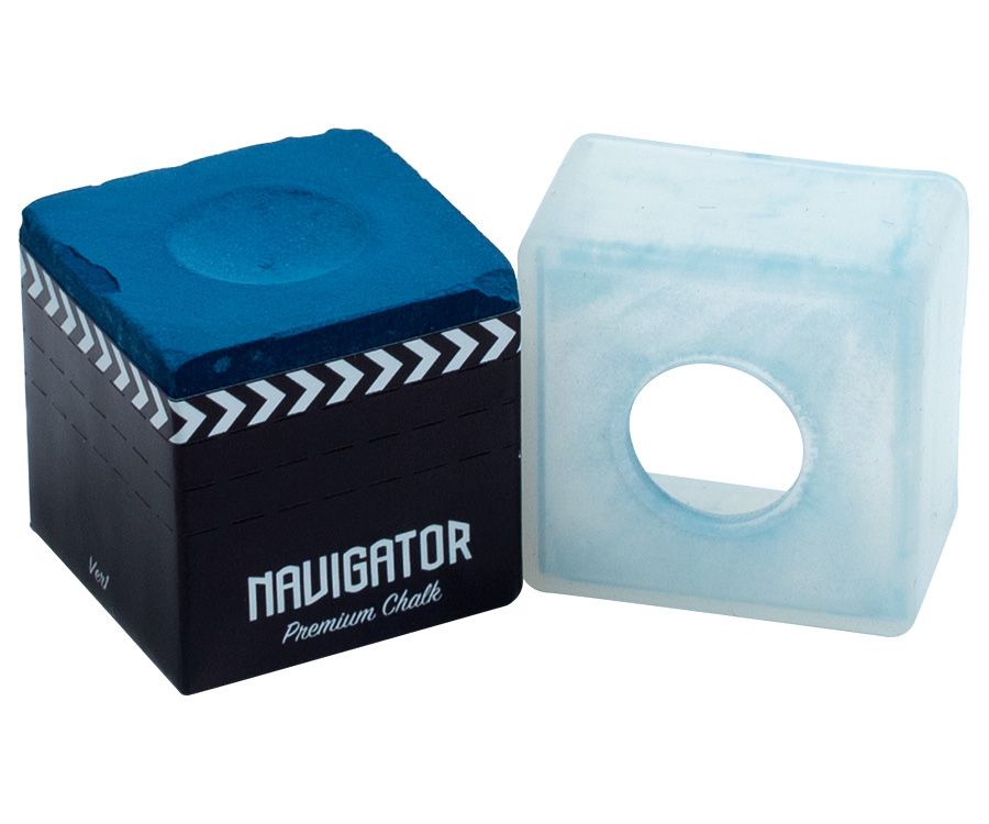 by McDermott Cues Navigator Ultra Premium Blue Pool Cue Stick Chalk One Cube 