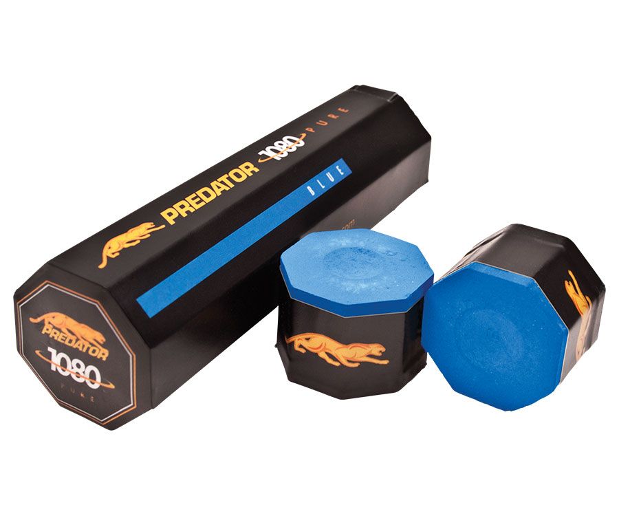 Predator 1080 'Pure'  Pool Cue Chalk 5-Piece Tube With Octagonal Holder cubes