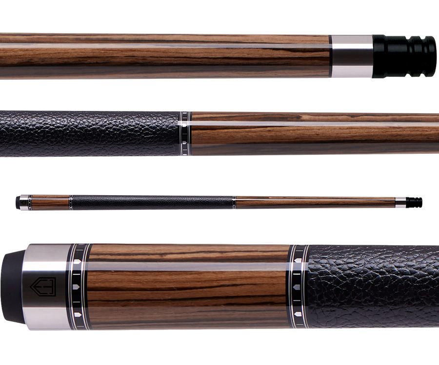 Cuetec Cynergy Truewood Ebony With Leather Wrap 95 104ltw Pool Cue