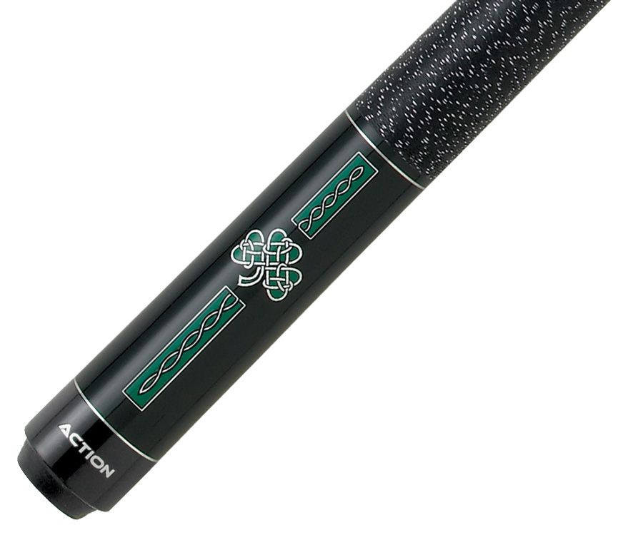 Action Impact IMP20 Celtic Pool Cue Stick with 12 pieces of Master Billiard Chalk 19 