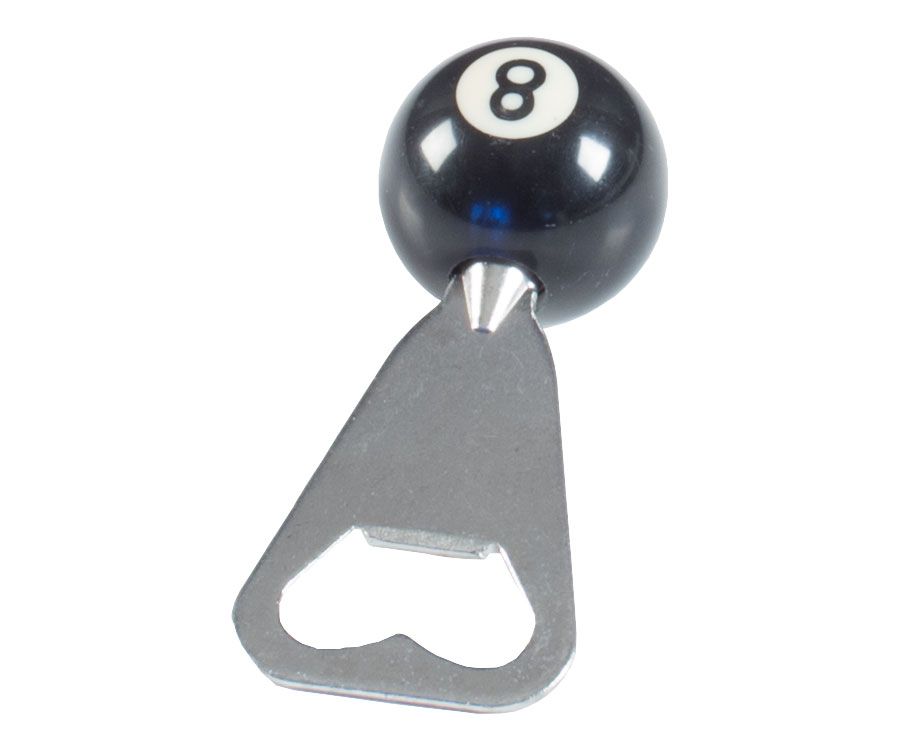 Black 8-ball Pool Snooker Bottle Opener Gift NEW handheld 