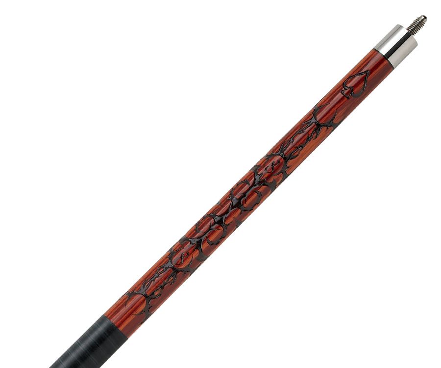 FREE 1x1 Case! Stacked Leather Wrap New Outlaw Pool Cue OL22 Barbed 8 ball 