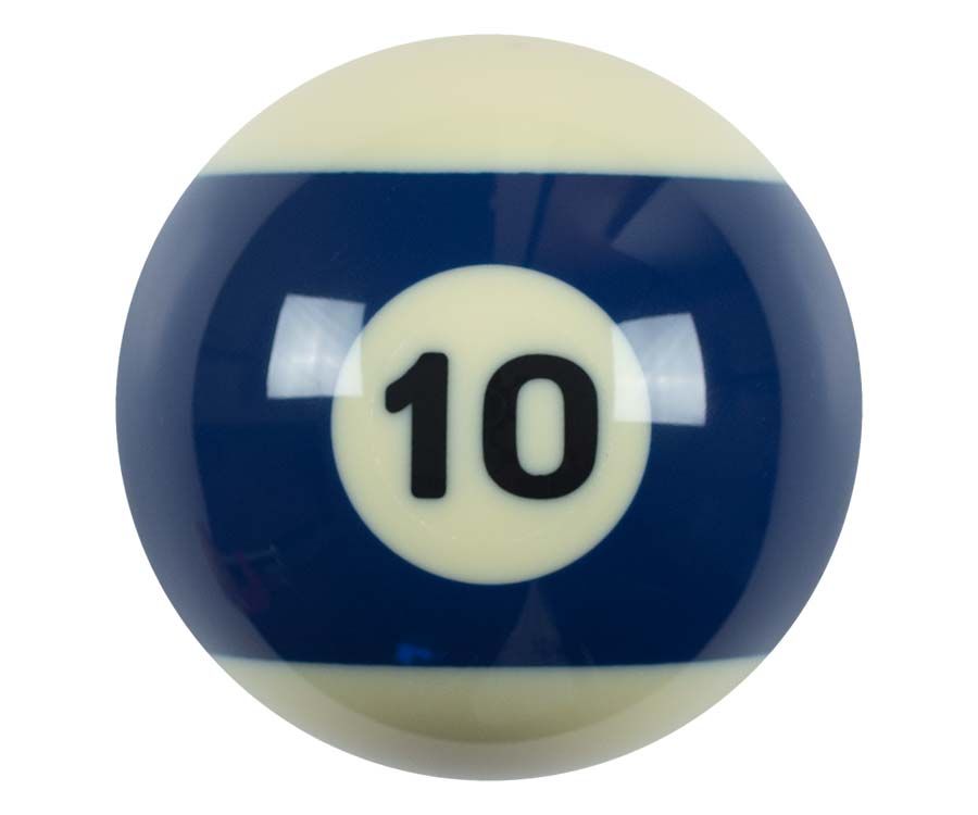 10 New 2 1/4" Number Ten Billiard Pool Ball Standard Individual Replacement 