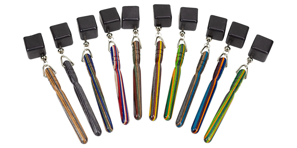 Pocket Chalkers Assorted Wooden Chalk Holders