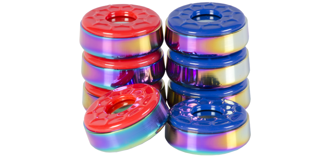 Shuffleboard Top Weights Rainbow Titanium