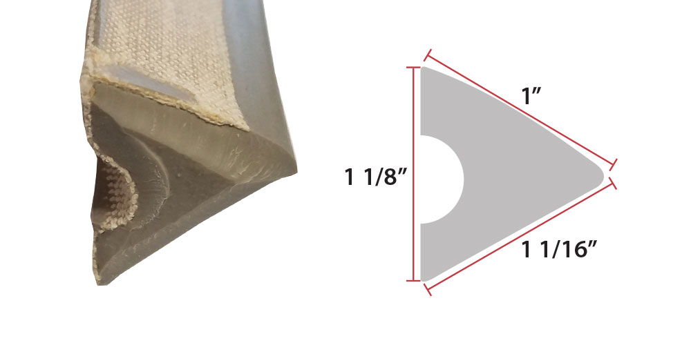 8FT Pool Table Cushions Set U23 Profile (6)