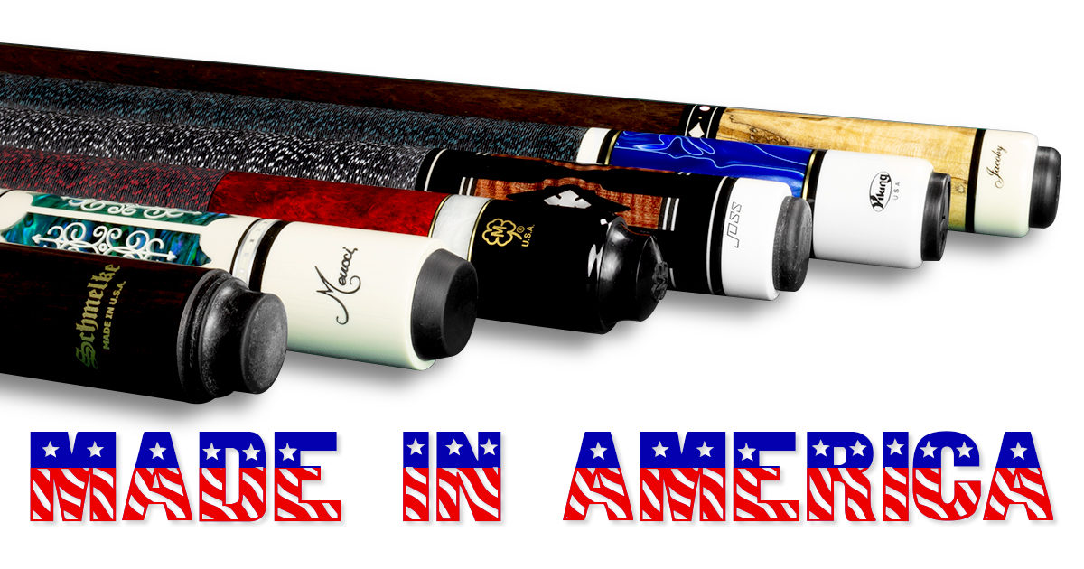 Pool Cues Made in America 